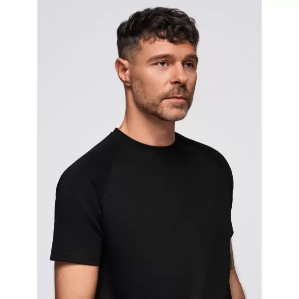  Pánské triko OMBRE OM-TSCT-0240 BLACK 