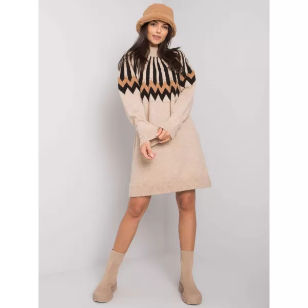  Dámské šaty RUE PARIS LC-SK-0098.37X BEIGE 