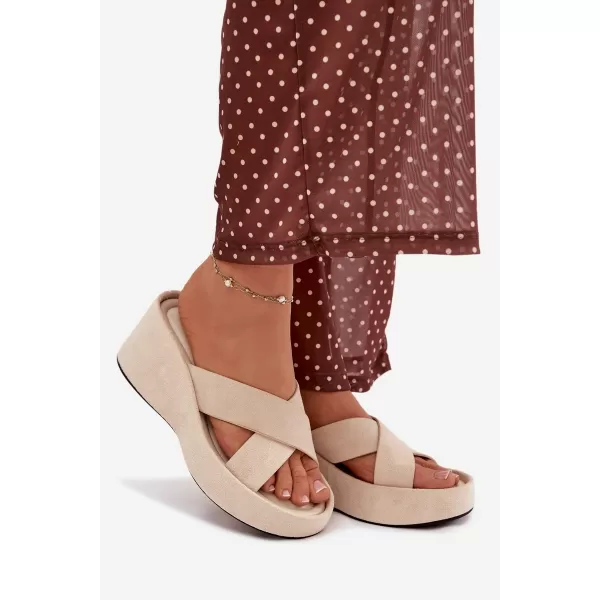  Dámské pantofle BOTO CALORINE 41357 BEIGE 