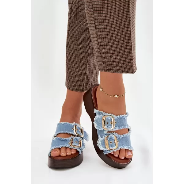  Dámské pantofle BOTO RENELISSE 41325 LIGHT BLUE 