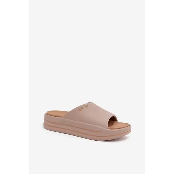  Dámské pantofle BIG STAR SS274424 BEIGE 