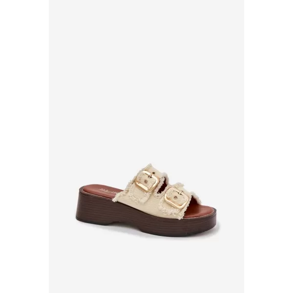  Dámské pantofle BOTO RENELISSE 41325 BEIGE 