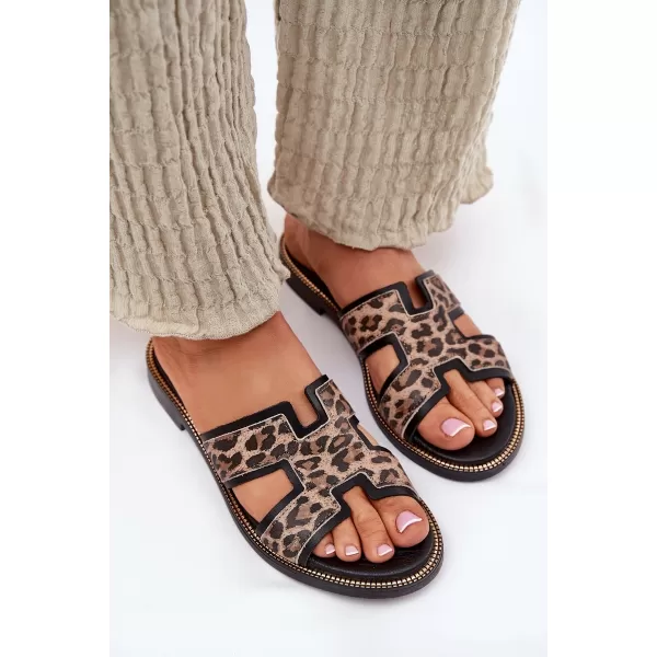 Dámské pantofle ZAZOO 40383 BEIGE 