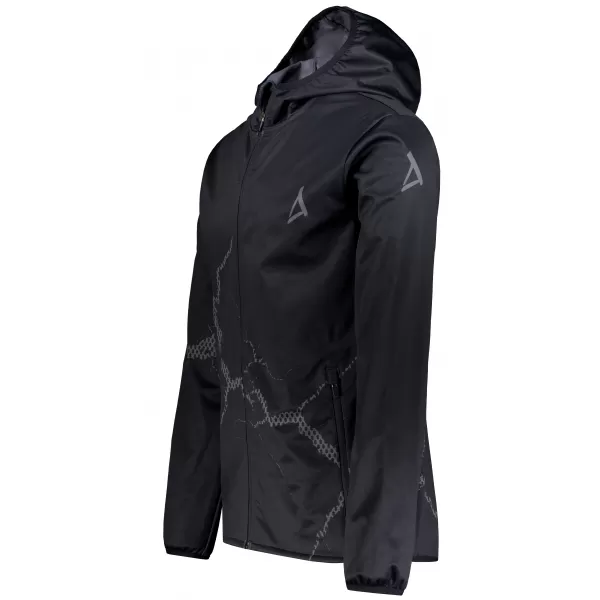  Pánská softshellová bunda premium ALTISPORT VOJ/ALM129JACK01 ČERNOŠEDÁ 