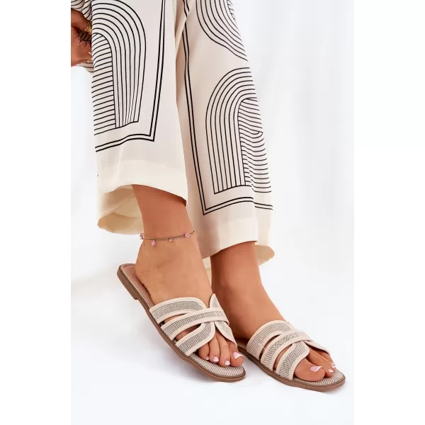  Dámské pantofle BOTO SCAZZE 36258 BEIGE 