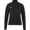 Dámská tréninková bunda s 1/4 zipem CRAFT TW Evolve 2.0 Half Zip W ČERNÁ