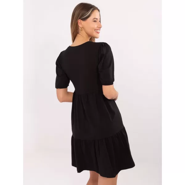  Dámské šaty RUE PARIS RV-SK-5587.93 NOIRE 