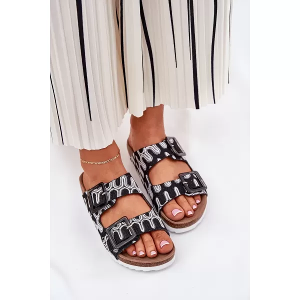  Dámské pantofle S.BARSKI RB51-006 BLACK 