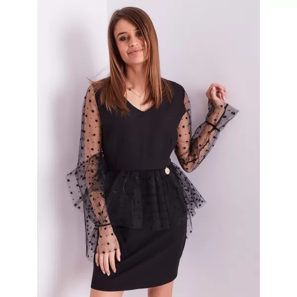  Dámské šaty FACTORY PRICE EM-SK-5002.95 NOIRE 