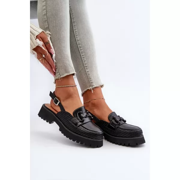  Dámské sandály D&A MR38-656 BLACK 