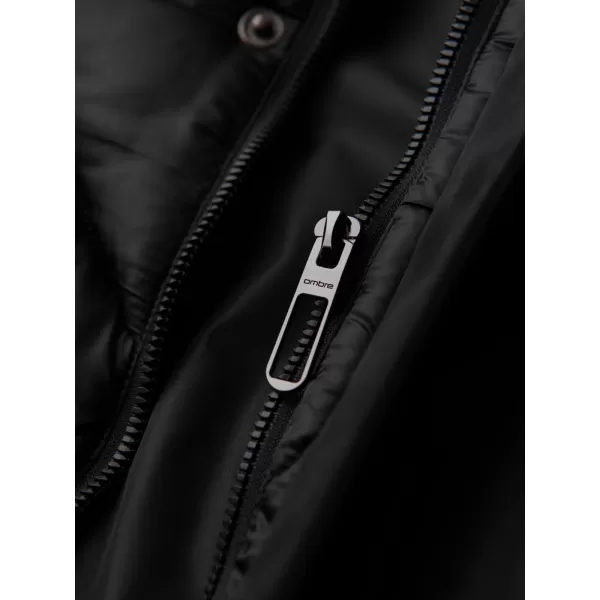  Pánská bunda OMBRE OM-JAHP-0237 BLACK 
