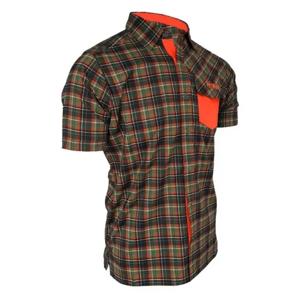  Pánská košile HAVEN AGNESS SLIMFIT KHAKI ORANŽOVÁ 