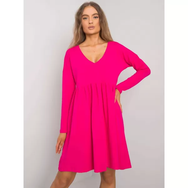  Dámské šaty RUE PARIS RV-SK-6008.19X FUCHSIA 