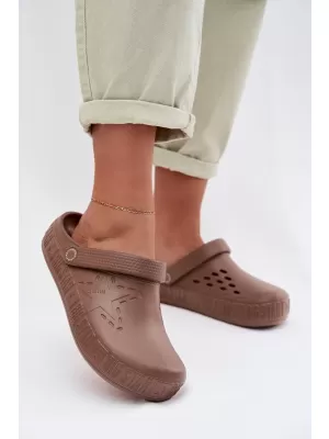 Dámské nazouváky BIG STAR TT274A085 BROWN/BEIGE