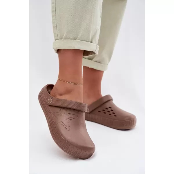  Dámské nazouváky BIG STAR TT274A085 BROWN/BEIGE 