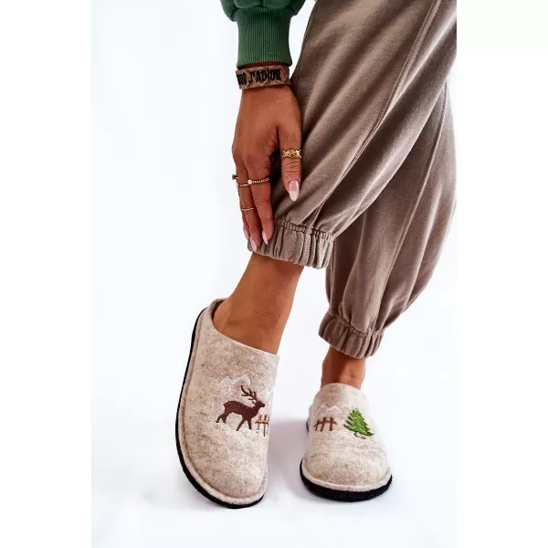  Dámské pantofle BIG STAR KK276016 BEIGE 