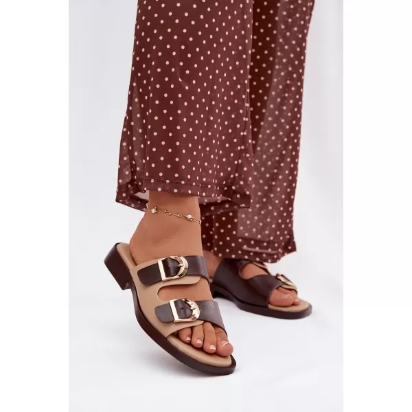  Dámské nazouváky BOTO DANELLE 41337 COFFEE/BEIGE 