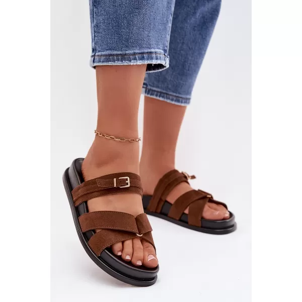  Dámské pantofle BOTO SELORINA 41608 BROWN 