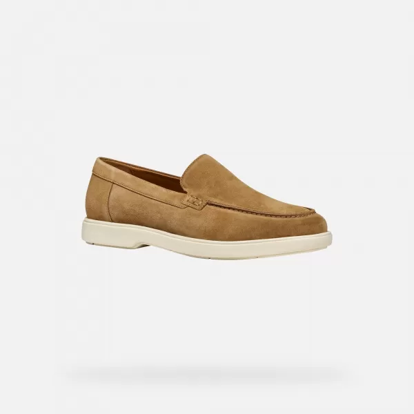  Pánské mokasíny GEOX SPHERICA EC17 G014396 HNĚDÁ 