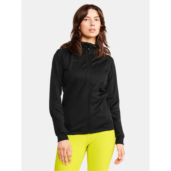  Dámská bunda s kapucí CRAFT Corp. ADV Unify Hoodie Jacket W ČERNÁ 