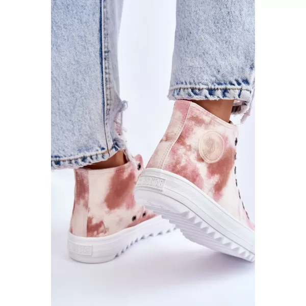  Dámské tenisky BIG STAR LL274048 BEIGE/NUDE 