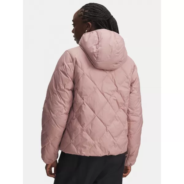  Dámská bunda UNDER ARMOUR LEGEND DOWN JACKET 6008818-673 RŮŽOVÁ 