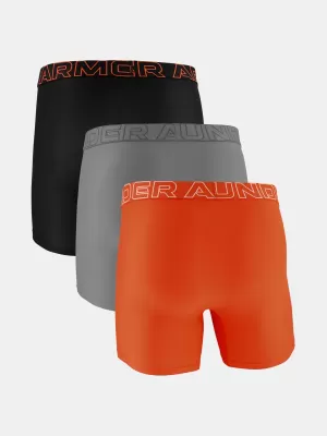 Pánské boxerky UNDER ARMOUR UA PERFORMANCE TECH MESH - SOLID 6IN - 1383884-690 ORANŽOVÁ