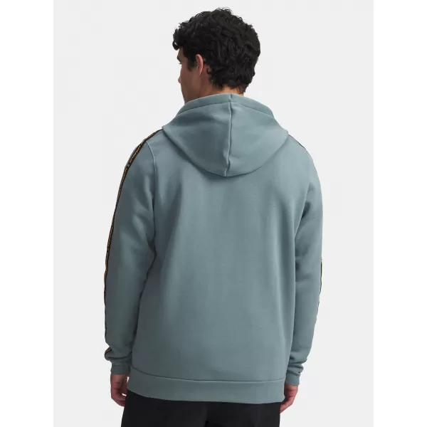  Pánská mikina UNDER ARMOUR UA ICON FLEECE FZ TAPING 1390298-587 MODRÁ 