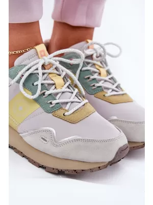 Dámské boty BIG STAR RR274244 YELLOW/GREY