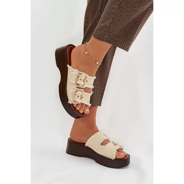  Dámské pantofle BOTO RENELISSE 41325 BEIGE 