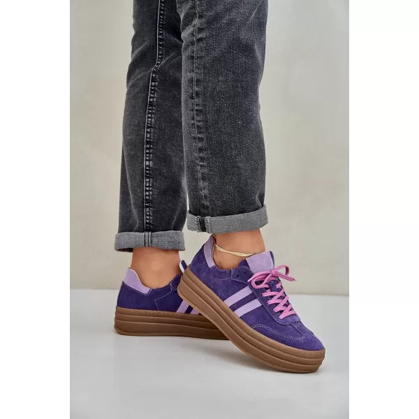  Dámské boty ZAZOO N1068S4 PURPLE 