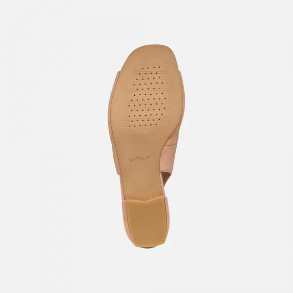  Dámské sandály GEOX NEW ERAKLIA 15 G012991 BÉŽOVÁ 