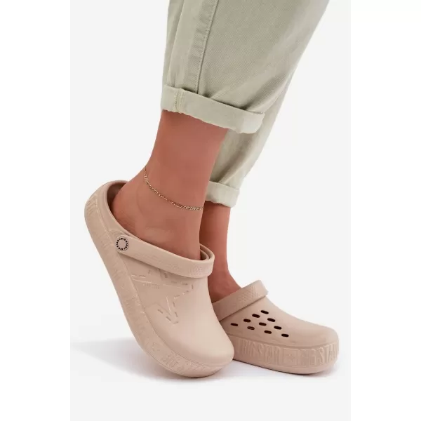  Dámské nazouváky BIG STAR TT274A083 BEIGE 
