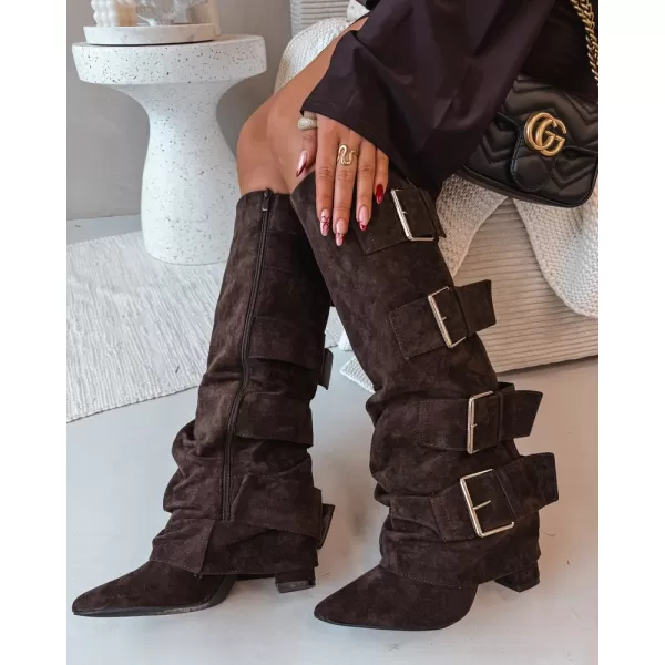  Dámské kozačky BOTO ISAVELLE 40940 BROWN 