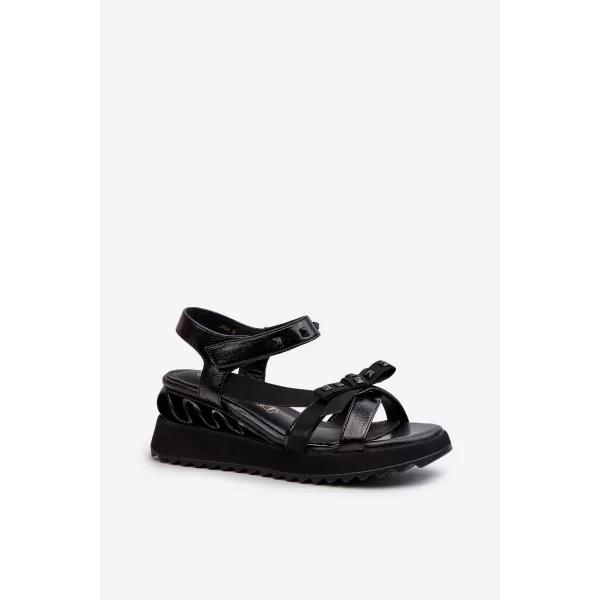  Dámské sandály D&A CR956 BLACK 