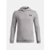 Chlapecká mikina UNDER ARMOUR UA RIVAL LW 1/4 ZIP HOODIE 6009316-011 ŠEDÁ