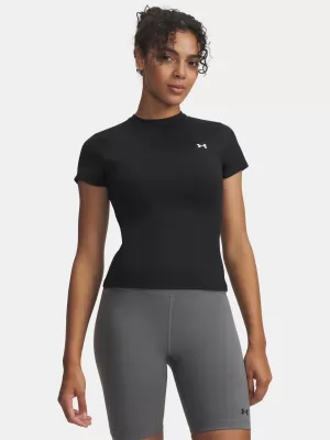 Dámské triko UNDER ARMOUR MOTION FITTED SS EMEA 6012291-001 ČERNÁ