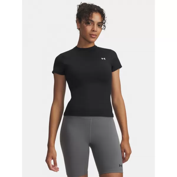  Dámské triko UNDER ARMOUR MOTION FITTED SS EMEA 6012291-001 ČERNÁ 
