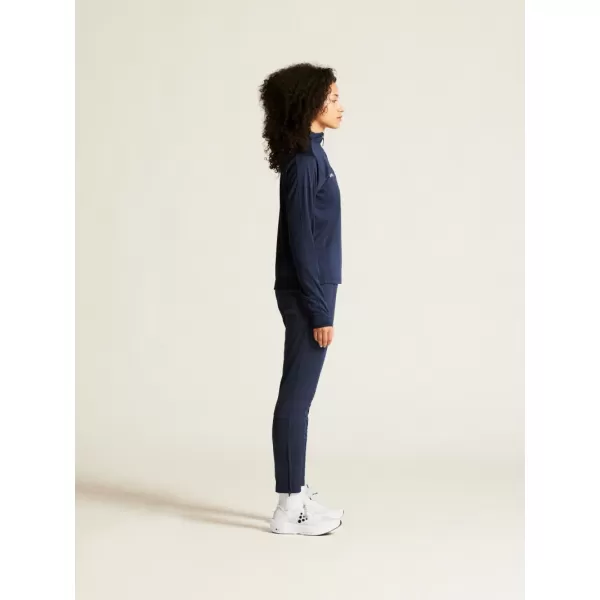  Dámská tréninková bunda s 1/4 zipem CRAFT TW Evolve 2.0 Half Zip W NÁMOŘNÍ MODRÁ 