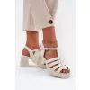 Dámské sandály VINCEZA 66621 BEIGE