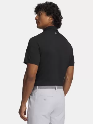 Pánské triko UNDER ARMOUR T2G PIQUE POLO 6012303-001 ČERNÁ