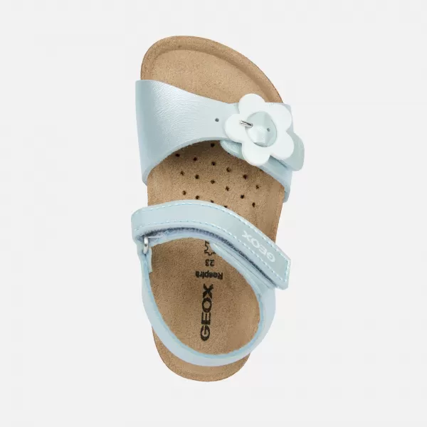  Dívčí sandály GEOX CHALKI B552RD000NFC4070 TYRKYSOVÁ 