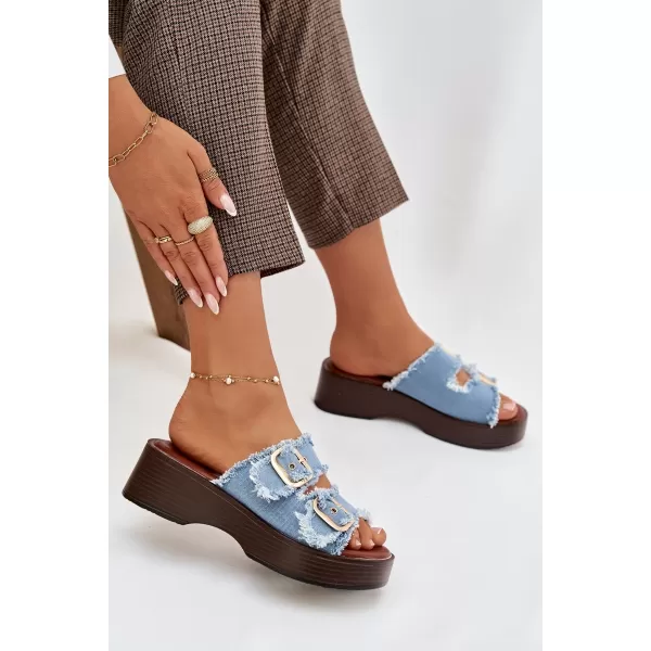  Dámské pantofle BOTO RENELISSE 41325 LIGHT BLUE 