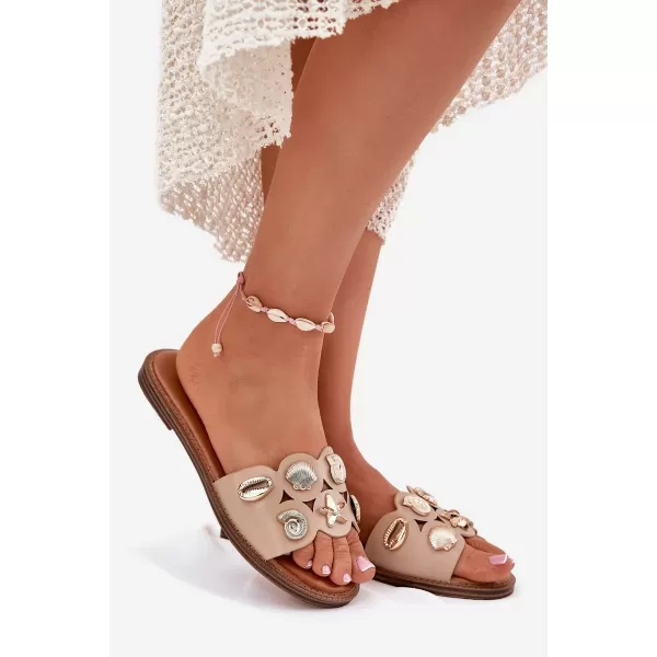  Dámské pantofle BOTO NALOTHIEL 37789 BEIGE 