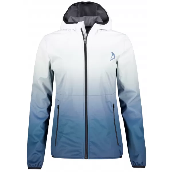  Dámská softshellová bunda premium ALTISPORT VOJ/ALW126JACK01 NÁMOŘNÍ MODRÁ/BÍLÁ 