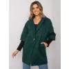 Dámský kabát RUE PARIS CHA-PL-0409.30X DARK GREEN