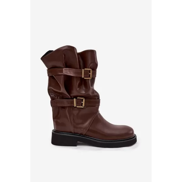  Dámské kozačky BOTO HALVESSA 39587 BROWN 