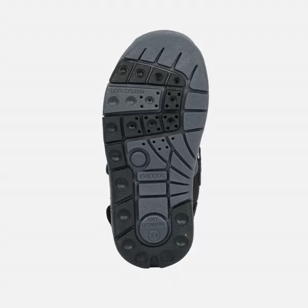  Chlapecké sandály GEOX MULTY B650FA05014C9999 ČERNÁ 