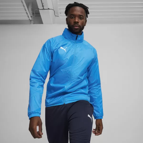  Pánské bunda PUMA TEAMGOAL ALL WEATHER JACKET 659038-02 E.BLUE LEMONADE/PUMA WHITE 