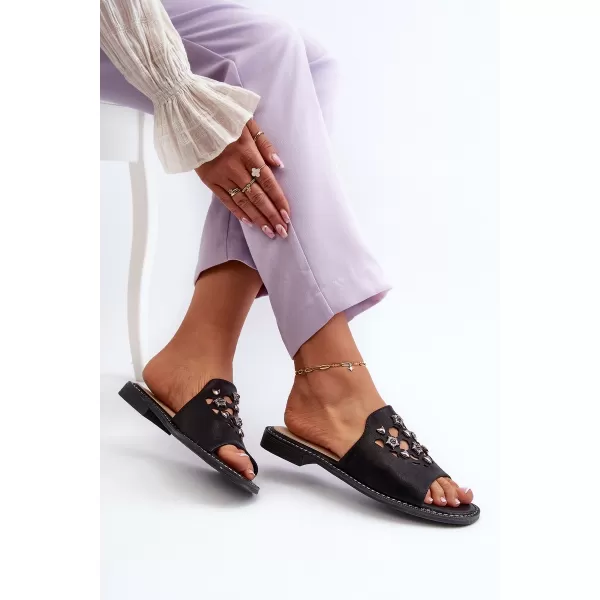  Dámské sandály S.BARSKI KV27-063 BLACK 